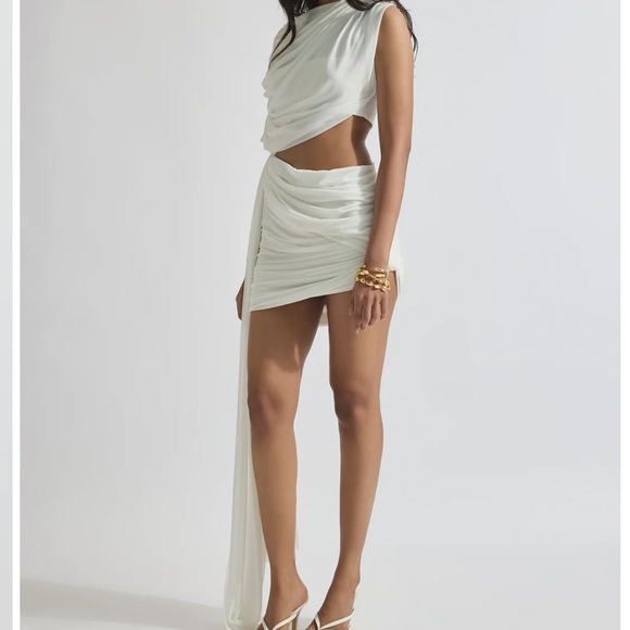 DEME BY GABRIELLE ADELINA - OFWHITE - NWT  DRESS SIZE XS - Picture 1 of 12